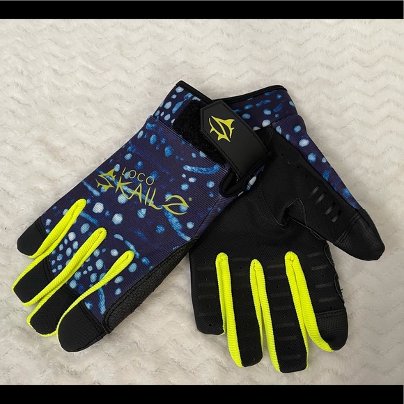 NWT! LOCO SKAILZ PERFORMANCE FISHING GLOVES SIZE L/XL - Picture 2 of 5